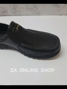 [ READY STCOK ] SP7757 Space | Men Black Rubber Shoe | Men Labour Shoe