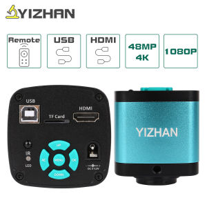 【Ship From PH】YiZhan Digital Video Microscope Camera Magnifier 13MP/48MP 1080P 60FPS 4K 4800W 500X Under aluminium alloy CEFCC Battery Required: No High Definition Handheld PORTABLE Digital For Phone PCB Repair