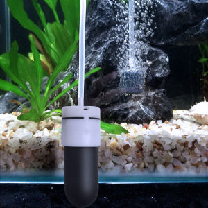 MONLEYTA | Mini Smart Fish Tank Oxygen Pump Ultra Quiet Fish Breathing Machine USB Powered Small Aquarium Aerator Oxygenator