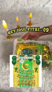 SET IDUL FITRI 09 - Paket Dekorasi Hiasan Balon Lebaran Idul Fitri
