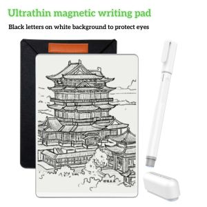 15-Inch Magnetic Partial Erase Eye-Friendly Writing Tablet Fine Line Screen & Aluminum Frame Writing pad|Suit For Home Office & School