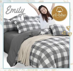 SPREI KOTAK KOTAK KATUN PREMIUM