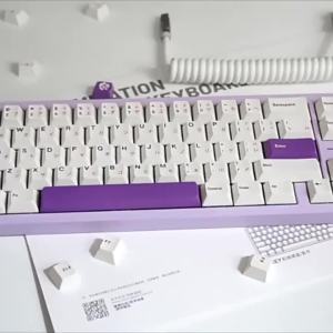 146 Keys Purple Rose Keycaps PBT Dye Sub Keycap Japanese English Keyboard Key Caps For Cherry MX Switch Mechanical Keyboard