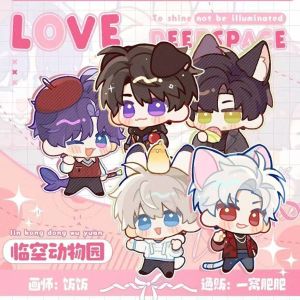 Original Lining Empty Zoo Qiyu Li Deep Space Pendants Badges Instant Camera Keychain Collectible Anime Cartoon Toys Gifts