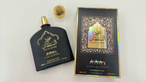 Oud Al Sultan Black Eau de Parfum 100ml for Men and Women Luxurious Oud Woody Aroma Long Lasting Premium Arabic Fragrance Authentic Dubai Scent for Daily Wear Uniseks Minyak Wangi Tahan Lama