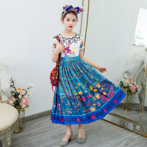 Halloween Magic Full House Series Childrens Dress Set Princess Dress Girls Skirt One-Piece Summer Short Skirt Polyester