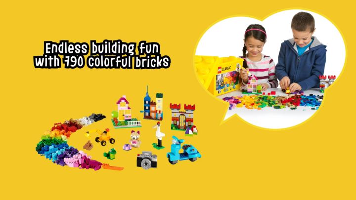 LEGO Classic Large Creative Brick Box 10698 (790 Pieces) | Lazada Malaysia