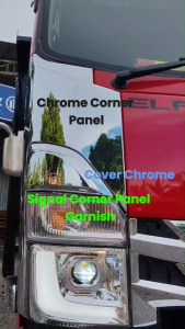Isuzu NLR NPR Pro Local Model New Facelift Chrome Corner Panel