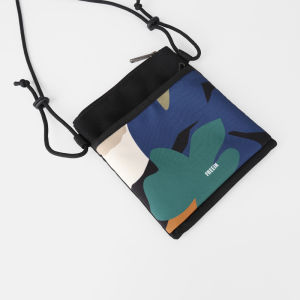 Freein Original Design Geometric Color Matching Printed Crossbody Bag Street Trendy Mobile Phone Bag Mini Envelope Package Men and Women