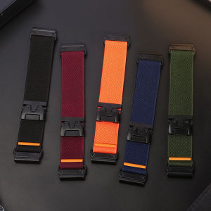 22mm Quick Fit Strap for Garmin Fenix 8 7 Pro 7S 6X 6 5X 5Plus Venu 3 Tactix 7 Parachute Nylon Bands Belt Bracelet for Smart Watch Garmin Fenix 8 Band 47mm