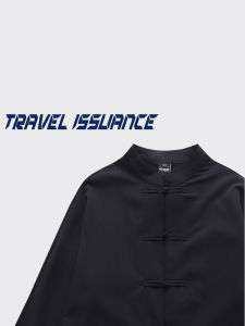 Travel Issuance Fashionable Loose Long Sleeve Shirt Chinese Style Design Autumn Winter Mens Clothing Business Casual Shirt