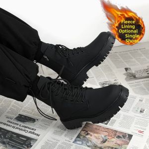 CONGLINSHIZI | Insulated Winter Boots Men Shoes