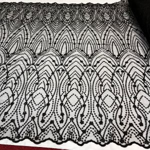 Murah! tulle bordir tebal bahan kebaya terbaru motif elisab baru
