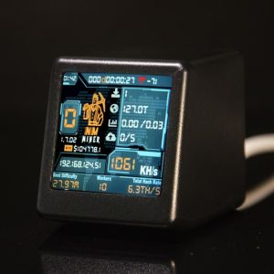 NMMiner NM TV Smart TV 1060KH/s better Nerdminer v2 ESP32 BTC SOLO Lottery Miner & Smart gift home silent Desktop Clock