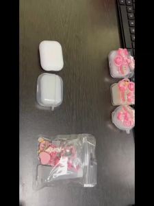 Cute Cream Glue Kirby Suitable UGREEN Green Link S3 Transparent Wireless Earphone Case HiTune S3