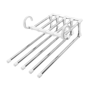 Foldable Pant Rack Multi-Functional Household Pants Clip Multi-Layer Pants Hanger Magic Seamless Pants Clip Wardrobe Storage Fantastic