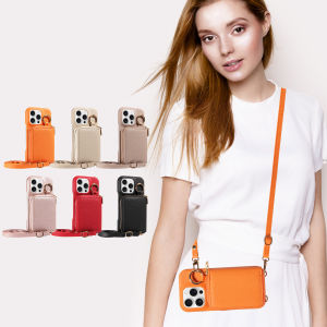 PU Leather Phone Case for IPhone17 16e 16 Pro Max 15 Pro Max 14 13 with Multiple Card Slots Anti-drop and Wallet Function Cover