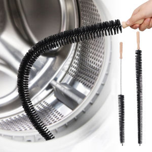 Multifunctional Washing Machine Cleaning Brush Long Wooden Handle Drum Dryer Pipeline Inner Wall Deep Flexible Cleaning Brush