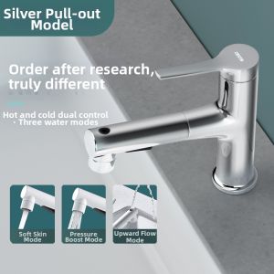 BESTH | Pull-out White Hot & Cold Faucet