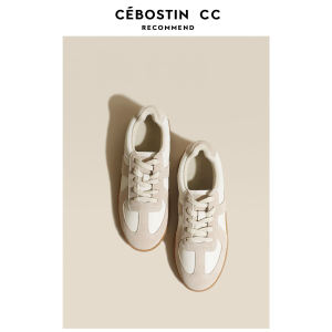 Cebostin Oxford Casual Shoes for Women Sports Style Flat Heel Lycra Upper with Shoelace Closure and Rubber Sole