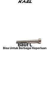Baut L M6x50 Kunci 5 Pitch 1 Baud-Bolt L5 6X50 M 6 x 50 K 5 P 1