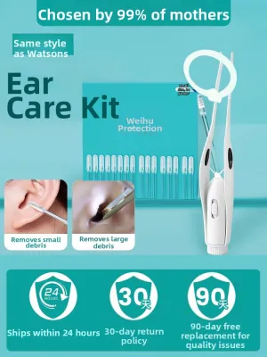 IMLUCKY | Safe Adhesive Ear Cleaner Childrens Ear Pick