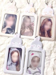 Ducky World Adorable Animal 3-Inch Korean Weekly Photo Small Card Holder Campus Lunch Card Pendant Fandom Pursuit PVC Material