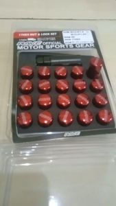 Baut Roda Lughnut Merk Rave 15 untuk Honda, Toyota & Daihatsu