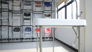 SPEEDS Meja Wastafel  Portable Fish Cleaning Table Meja Potong Meja Lipat Wastafel 038-30