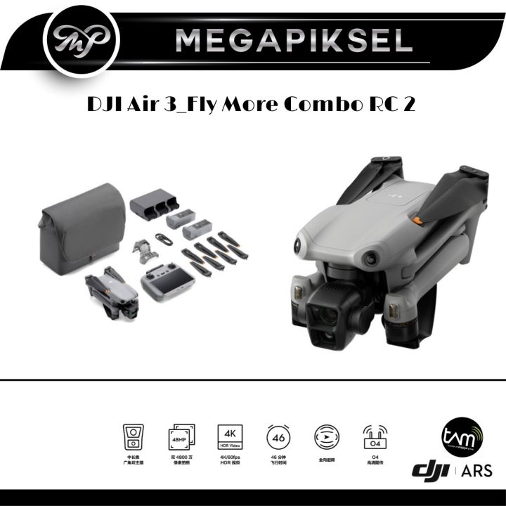 DJI Air 3 Fly More Combo ( RC2 ) Lazada Indonesia