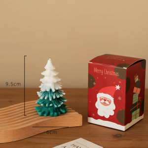 Christmas Scenic Spot Essential Oil Candle Decoration No Smoke Simulation Small Christmas Tree Tabletop Decorations Photography Props