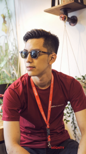 MIGHTY Kacamata Hitam Pria - KAISER Black SUNGLASSES