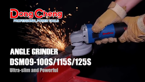 (SG STOCK) Dong Cheng 4inch Angle Grinder with Dust Filter (DSM09-100S)(BDC8024-09S)