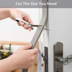 4M PU Sponge Foam Seal Strip Tape Adhesive Anti Collision Soundproof Weather Stripping for Doors Windows Furniture Protection