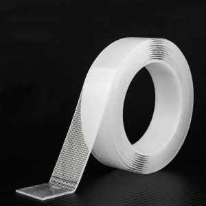 Nano-grid double-sided tape Heavy Duty Transparent Adhesive Strips Strong Sticky Multipurpose Reusable Waterproof Mounting Tape