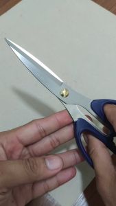Heavy duty Stainless Steel Scissors with Hard Plastic Grip Office Supplies