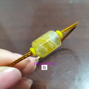 Vòng tay nam nữ đá ưu linh vàng thiên nhiên phong thuỷ tài lộc