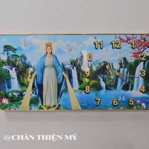 Đồng Hồ Treo Tường Công Giáo Tranh Bữa Tiệc Ly Chúa Giêsu Decor Trang Trí Phòng Khách Quà Tân Gia Nhà Mới CĐHNCG-02