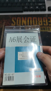 10Pcs A6 Waterproof ID Case ID Card Holder Card Case