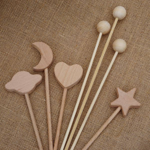 INS Log Magic Wand Ornament Magic Wand Moon XINGX Love Clouds Photography Childrens Swing Toy Unpainted