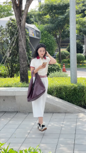 [MUA 2 GIẢM 70K] (Size S-3XL 38-76Kg) Áo Polo Nữ GUMAC - Áo Thun Có Cổ Chất Tổ Ong Thoáng Mát Bo Phối Sọc Trẻ Trung Năng Động APG01024