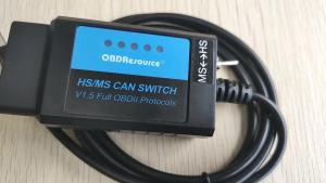 ELM327 Forscan For Ford V1.5 Forscan PIC18F25K80 Chip OBD2 Scanner Code Reader Programming With HS/MS Switch USB Adapter CH340