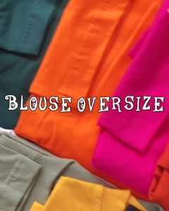 Baju Atasan Wanita Terbaru 2023 Basic Oversize COMBED 24s Blouse Polos