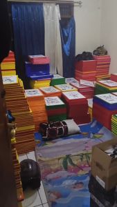 STEROFOAM LUKIS PAKET 50 UKURAN 30×40 LIST LAKBAN /GABUS/STYROFOAM MEWARNAI
