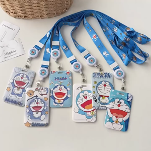 Dây Đeo Thẻ Doraemon Co Rút – Thẻ Tên Hoạt Hình Cute Cho Học Sinh & Dân Văn Phòng LILA DTDO267