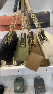 CLARISSA MAHEIN Shoulder Bag 2 Ruang Korean Style Tali Rantai Tas Slingbag Shoulder bag Tas Wanita Kekinian Tas Slempang Sofia CMSBB008M