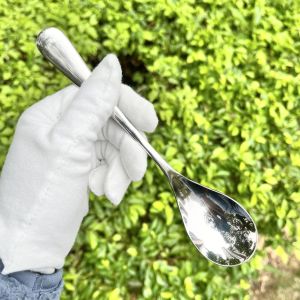 2-Piece Waterdrop Design Stainless Steel Spoons for Eating Rice And Soup Smooth Handle Main Course Western Dining Spoons