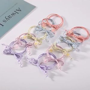 【Local delivery】1 pcs Sweet Korean simple Style Hair Tie Head Rope Hair Accessories Mori Female Adult Hair Tie High Elastic Rubber Band