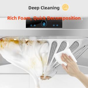 MONLEYTA | Powerful Oil Stain Remover Cleaner Kitchen Exhaust Fan Heavy Oil Stain Foam Cleaning Grease Spotless Magic Tool