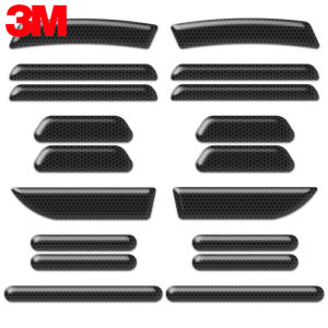 3M Car Door Anti-Collision Strip Reflective Anti-Scratch Black Film for Rearview Mirror Protection against Bumps And Scratches